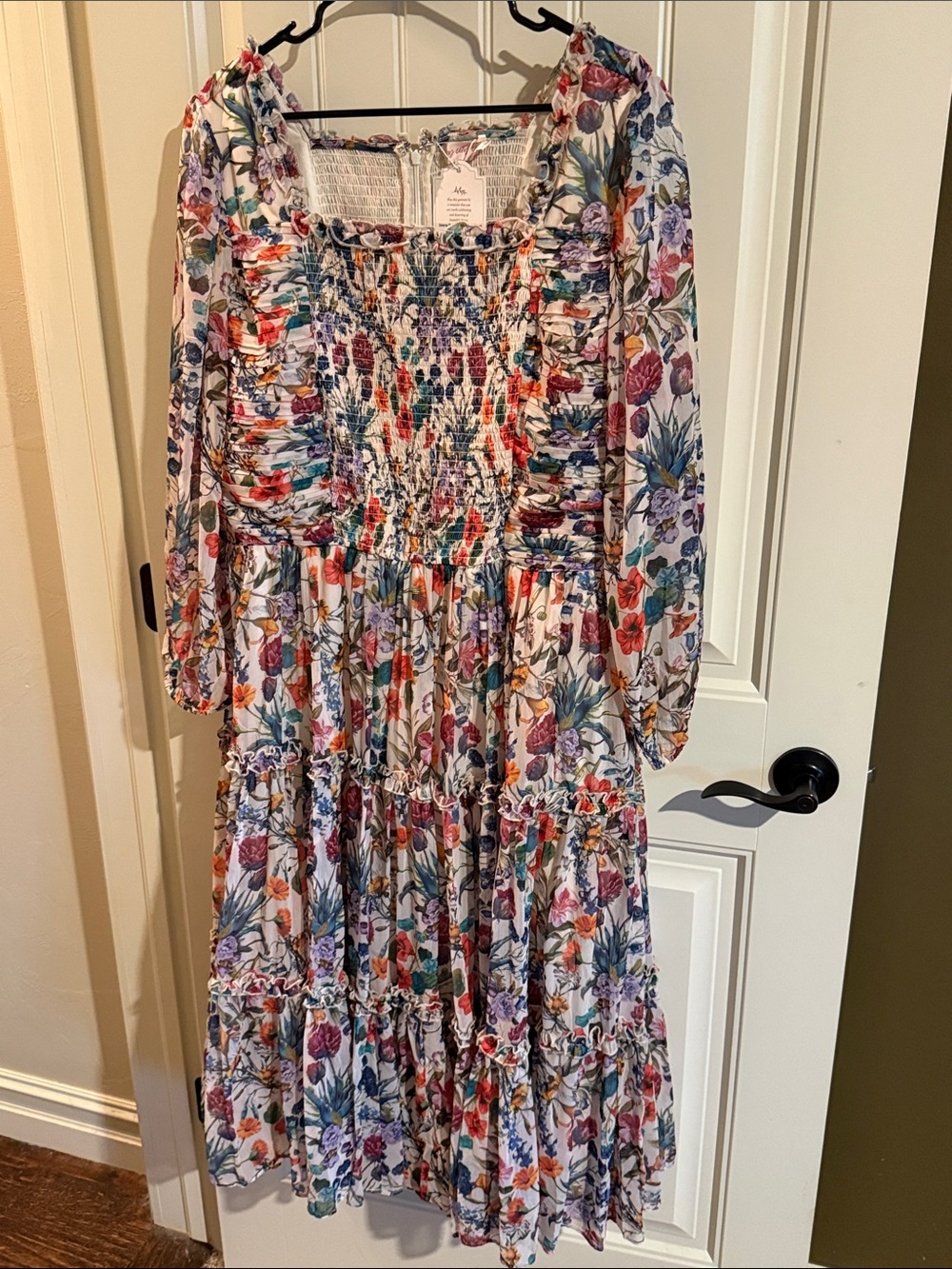 Ivy City Co Selena Floral Maxi Dress in Vivid Meadow